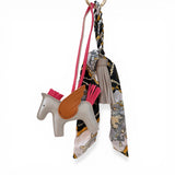 Colorful Pegasus Horse Tassel & twilly Bag Charm