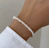 Mini Fresh Water pearl inlay 18k GP