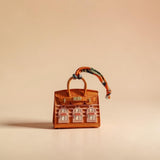 Mini House Bag Charm (orange)