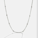 Bead Silver Necklace