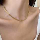 Minimalist combo layered necklace gold/silver
