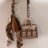 Mini House Bag Charm (brown)