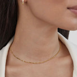 Singapore Chain 18K Gold/silver