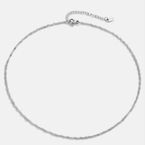 Singapore Chain 18K Gold/silver