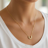 Pavé horseshoe Necklace