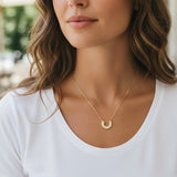 Pavé horseshoe Necklace