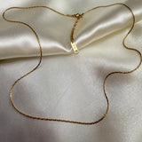 Quincy minimalist 18k gold plated necklace