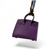 Mini House Purple Bag Charm/ Tassel