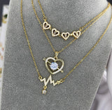 Flower 2in1 necklace 18K Gold plated