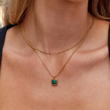 Bead Gold Necklace 18K GP