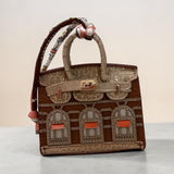 Mini House Bag Charm (brown)