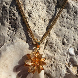 Lily Bloom Necklace 18K GP