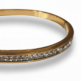 Tennis Bangle in gold