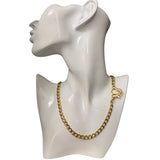 Chloe Heart Necklace 18” gold