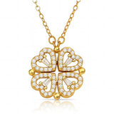 Flower 2in1 necklace 18K Gold plated