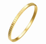 Lux Chopard Ice Cube Bangle 18K GOLD PLATED STEEL