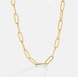 Paperclip Necklace 18K GP