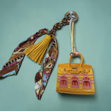 Mini House Bag Charm (yellow)