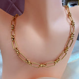 Gigi Bold Chain necklace 18k gold plated