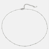 Bead Silver Necklace