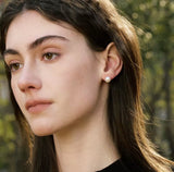 Fresh water pearl stud earrings gold/silver
