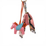 Colorful Pegasus Horse Tassel & twilly Bag Charm