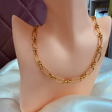Gigi Bold Chain necklace 18k gold plated