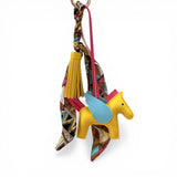 Colorful Pegasus Horse Tassel & twilly Bag Charm