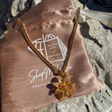 Lily Bloom Necklace 18K GP