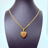 Heart good-luck money catcher jap necklace