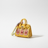 Mini House Bag Charm (yellow)