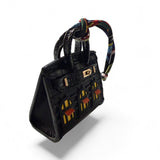 Mini House Black Bag Charm/ Tassel