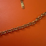 Ophelia O charm keeper necklace in gold