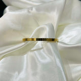 Lux Chopard Ice Cube Bangle 18K GOLD PLATED STEEL