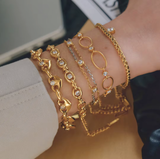 Diana heart chain bracelet