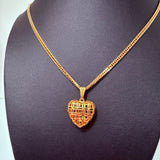 Heart good-luck money catcher jap necklace