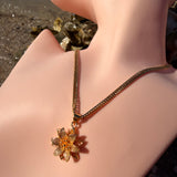 Lily Bloom Necklace 18K GP