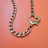 Chloe Heart Necklace 18” gold