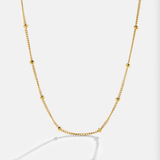 Bead Gold Necklace 18K GP